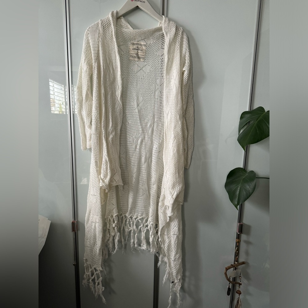 O’Neill Crochet Wrap Around Cardigan Size S